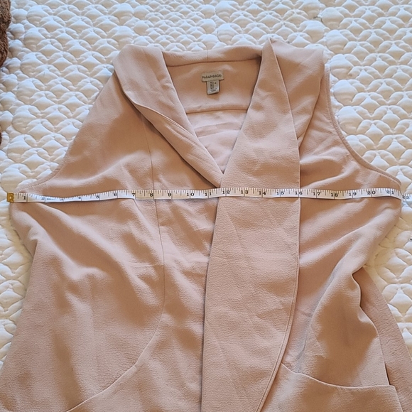 No sleeve light pink jacket (Paraphrase) Large - Picture 5 of 5